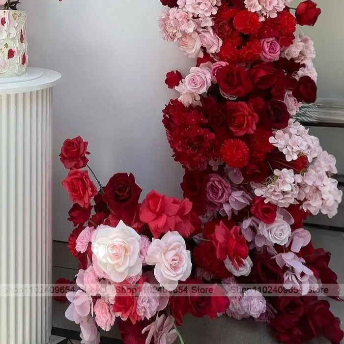 Idées de décorations de mariage en rose bordeaux