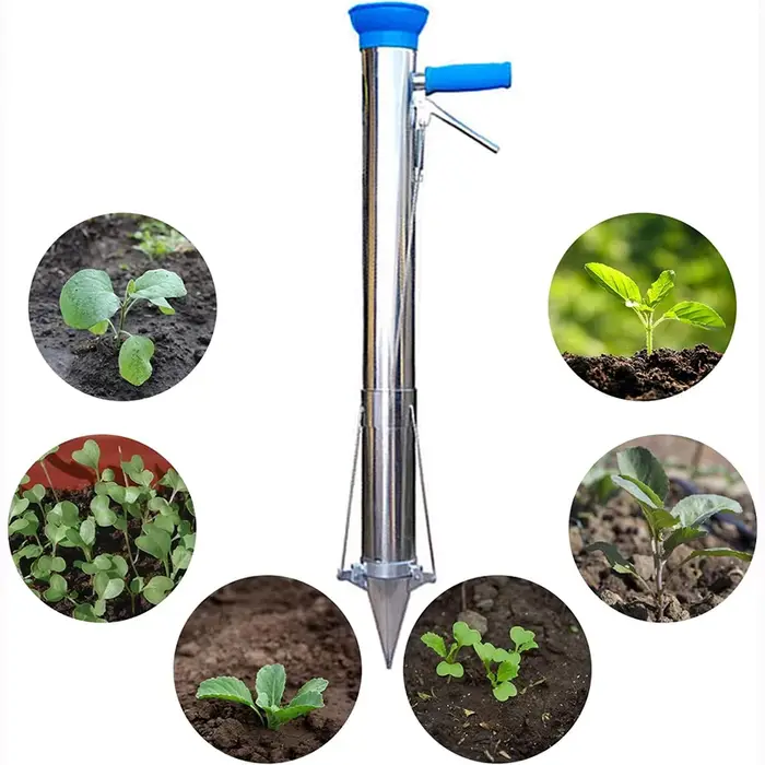 Transplanteur de semis en acier inoxydable