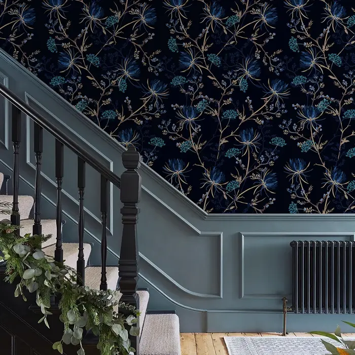 Papier peint auto-adhésif Floral, véritable imperméable, pour la décoration de la maison, papier peint amovible en PVC pour meubles et armoires