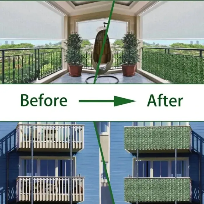 Artificial Ivy Fence Privacy Screen 50x300cm 100x300cm 4 Leaf Styles Faux Green