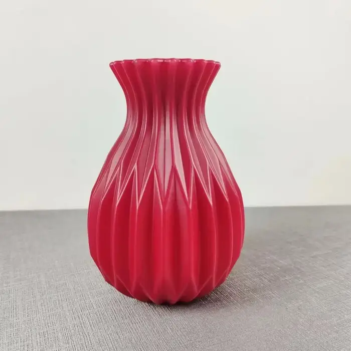 Vase à fleurs moderne en plastique blanc