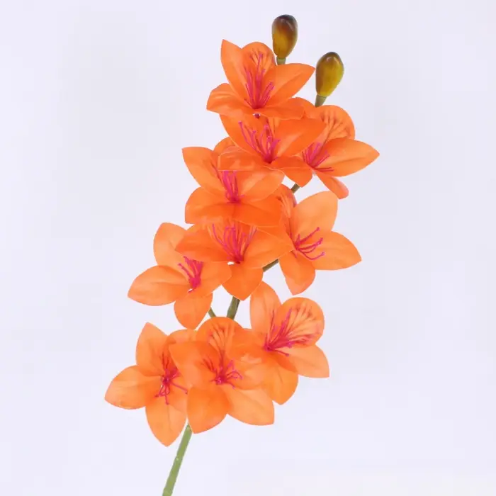 6 pièces de fausses fleurs artificielles en PU