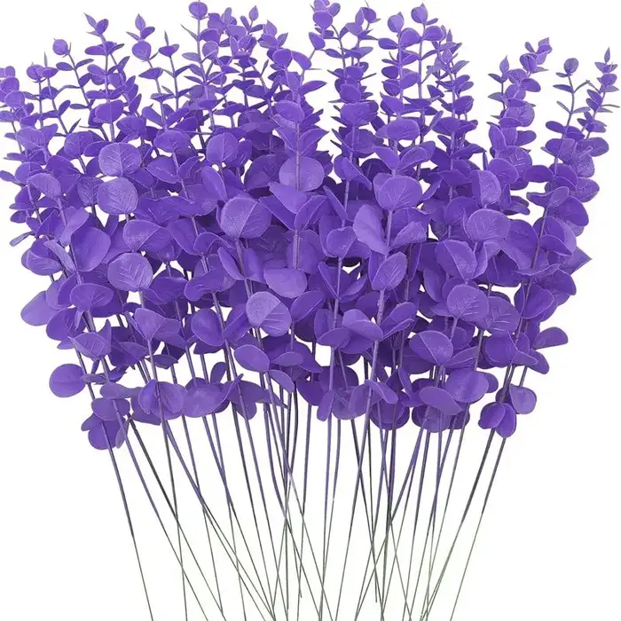 Plante artificielle bon marché Eucalyptu laisser offre spéciale pour noël maison mariage jardin déco