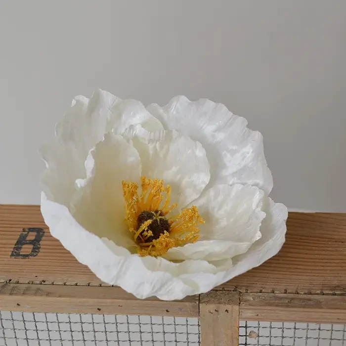 Grande tête de fleur de coquelicot de 14Cm