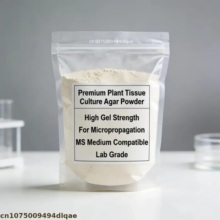 Poudre d'agar pour culture de tissus végétaux, haute densité de gel, qualité laboratoire, milieu MS 