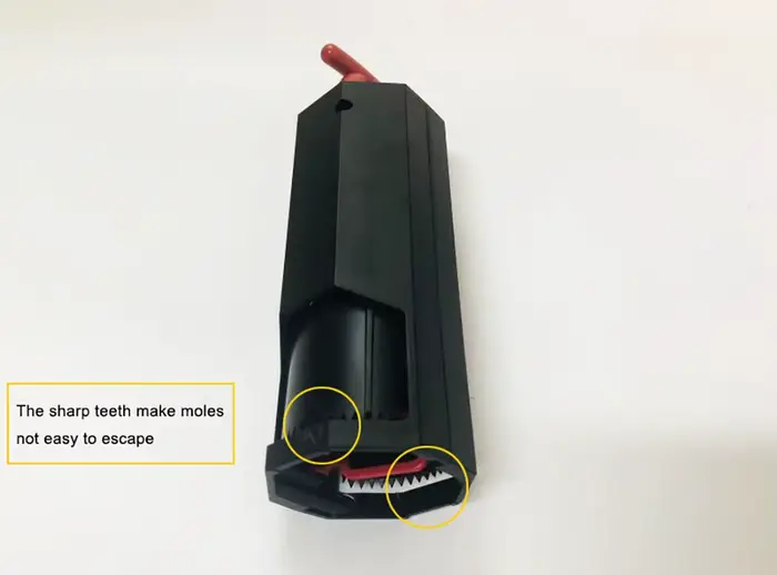 Piège à taupes en plastique réutilisable pour jardin extérieur, ensemble facile, collecteur de volet