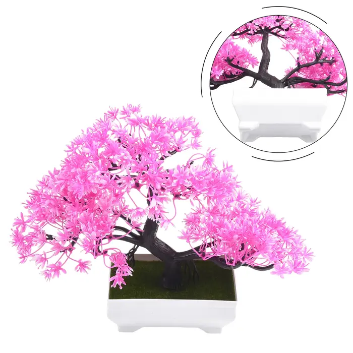 Sapin décoratif en plastique en pot pour salutation des invités