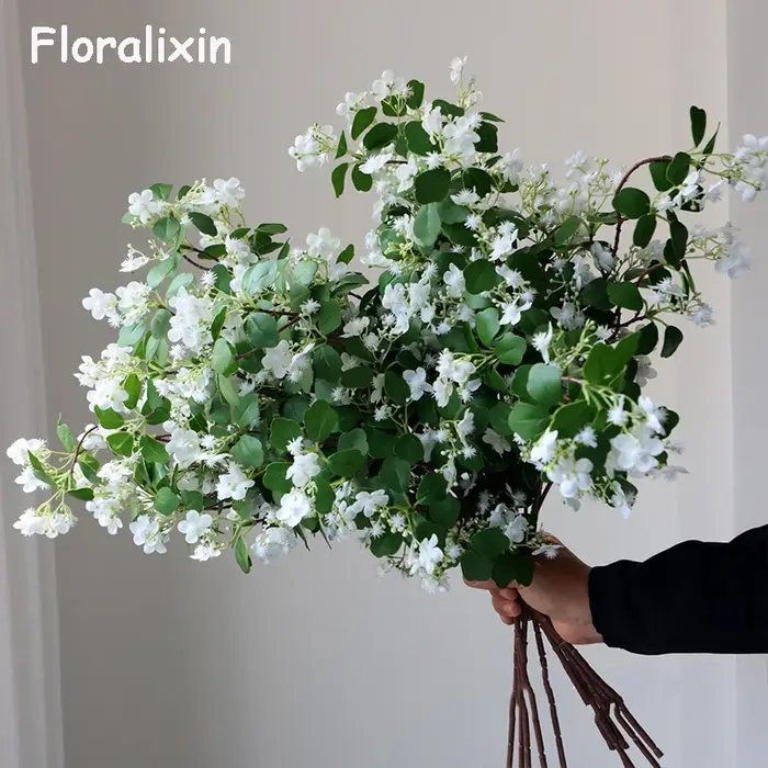 Fleur artificielle de jasmin en soie