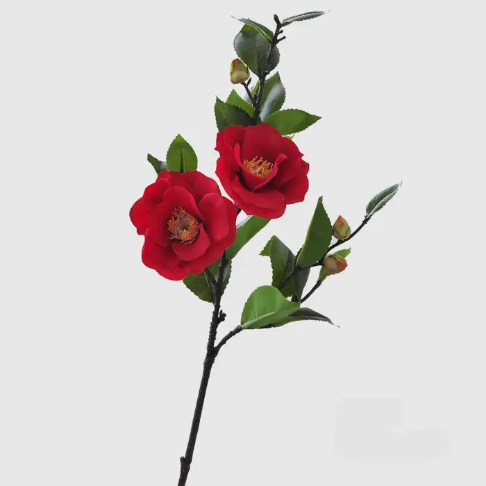 Fleur artificielle camélia pour salon de thé chinois