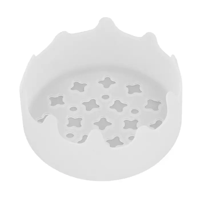 Support de fleurs en silicone semi-transparent pour arrangement floral