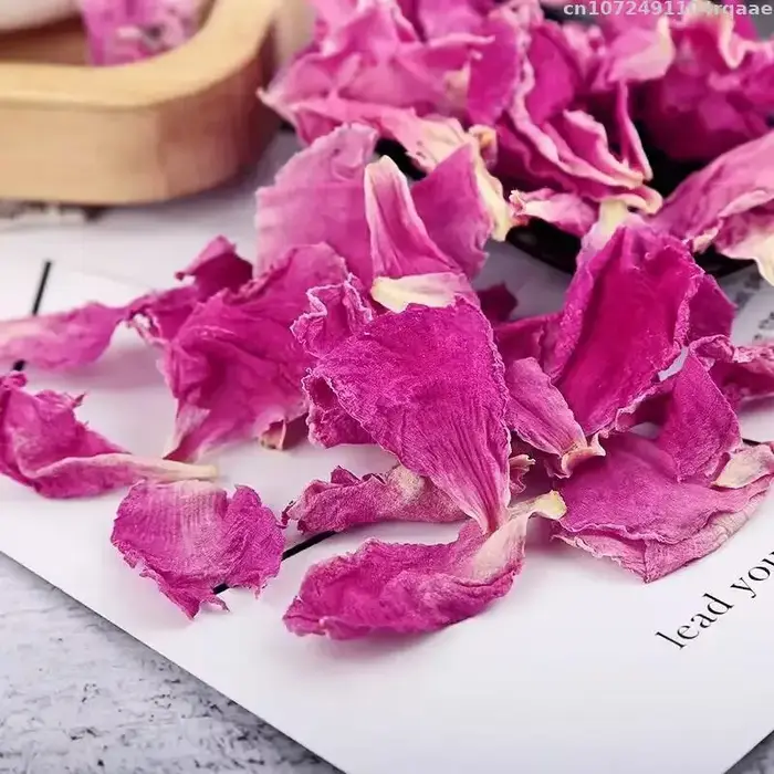 Pétales de fleurs séchées naturelles de haute qualité (pivoine & rose) - Multi-usage pour spa