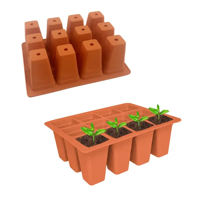 Plateaux de démarrage de graines en Silicone