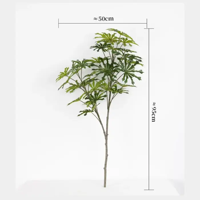 Plantes artificielles en plastique