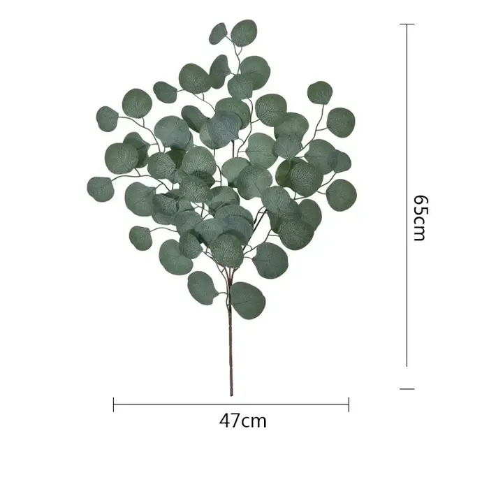 Feuilles d'eucalyptus artificielles pour la décoration intérieure