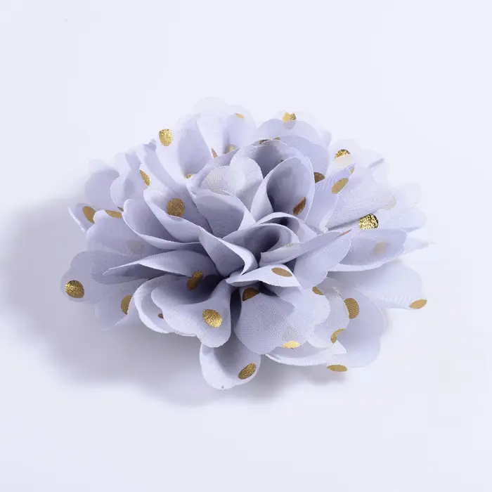 Grands fleurs décoratives en mousseline de soie
