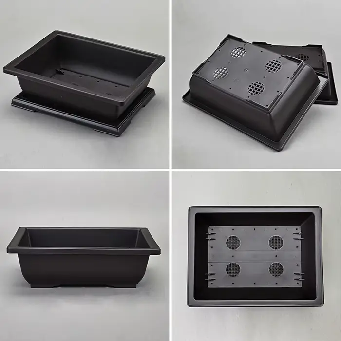 Pot de fleurs de bonsaï en plastique