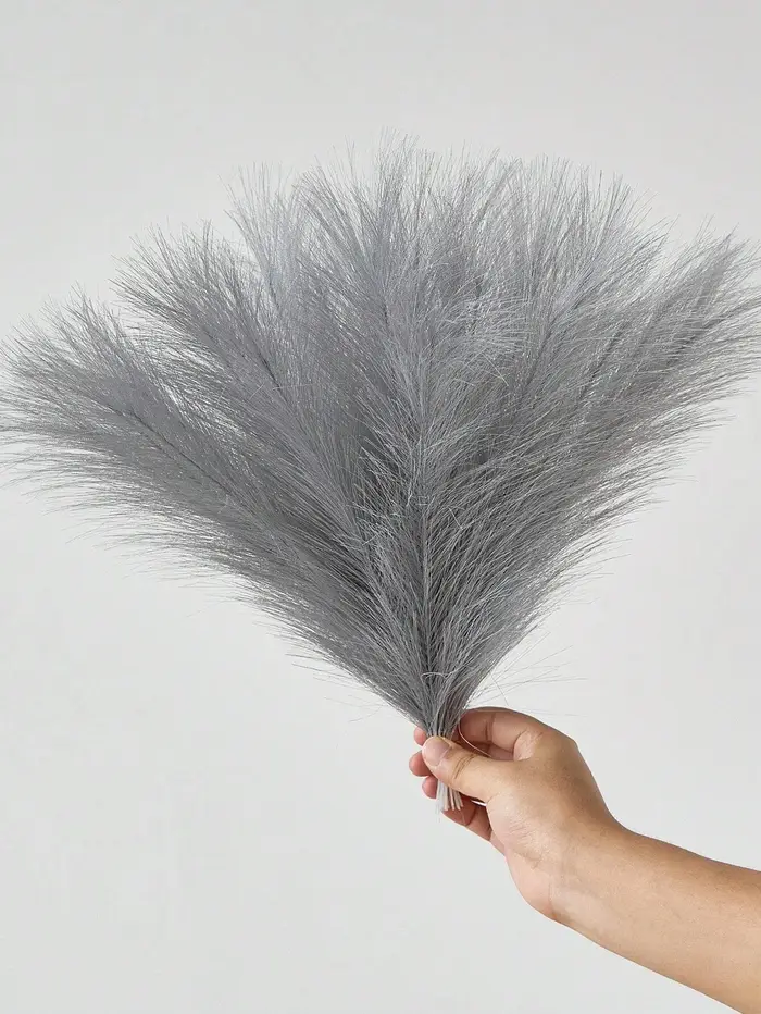 Uflower 42CM 10/20 pièces moelleux Pampas Boho herbe décor fleur artificielle fausses plantes Reed simulé mariage maison fête décoration
