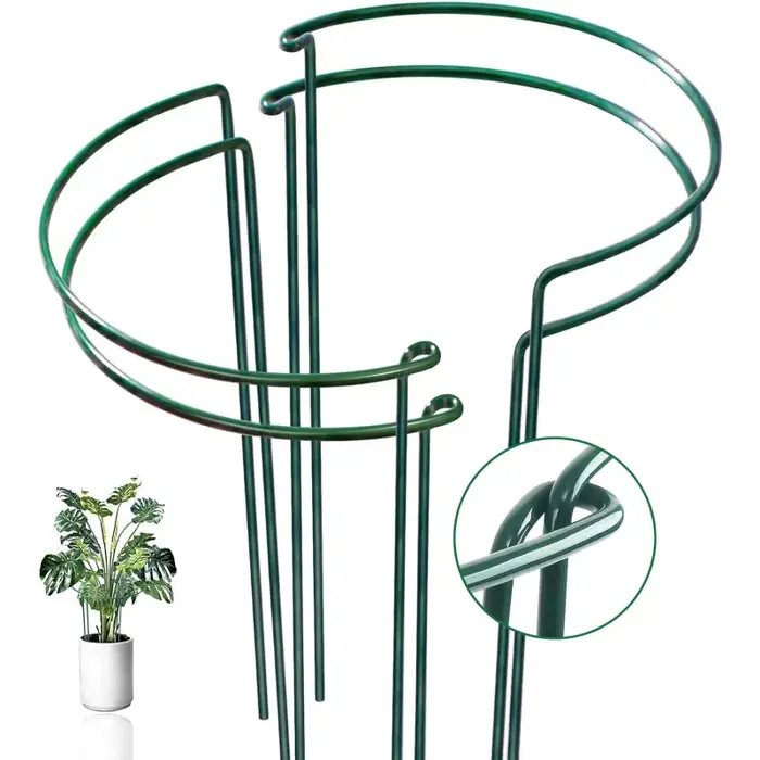 Support de treillis métallique semi-circulaire 35 cm (6-12 pièces) pour plantes d'intérieur