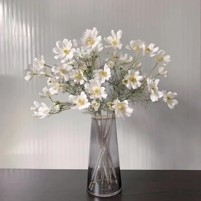 Gros marguerite soie fleur artificielle camomiles 60 cm fausse