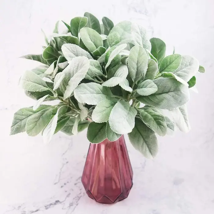 Plantes artificielles flocage oreille de lapin herbe mariage décorations de noël Vase pour la maison Scrapbooking bricolage boîte à cadeaux jardin d'automne
