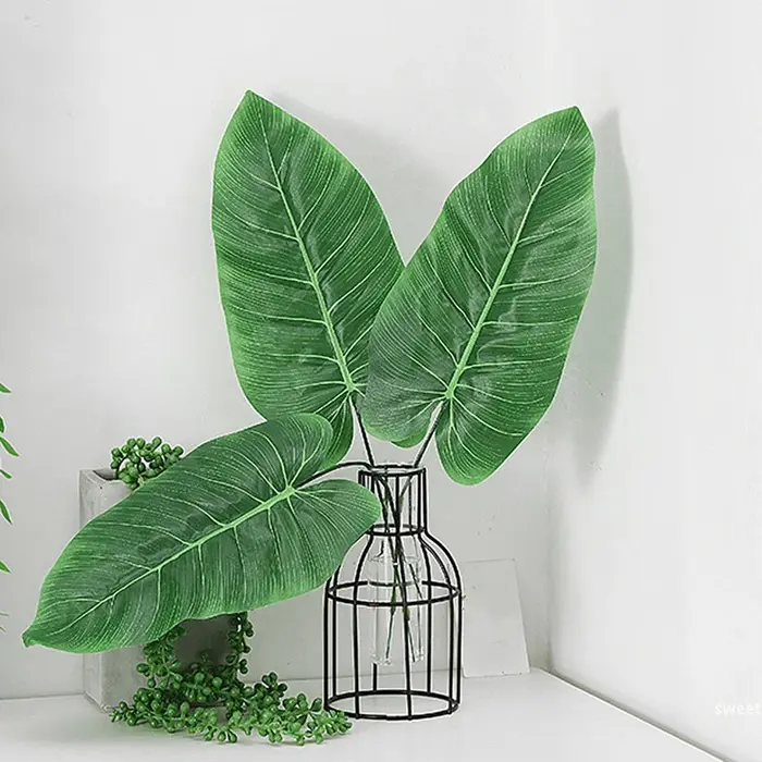 Feuilles de Monstera artificielles de Style hawaïen