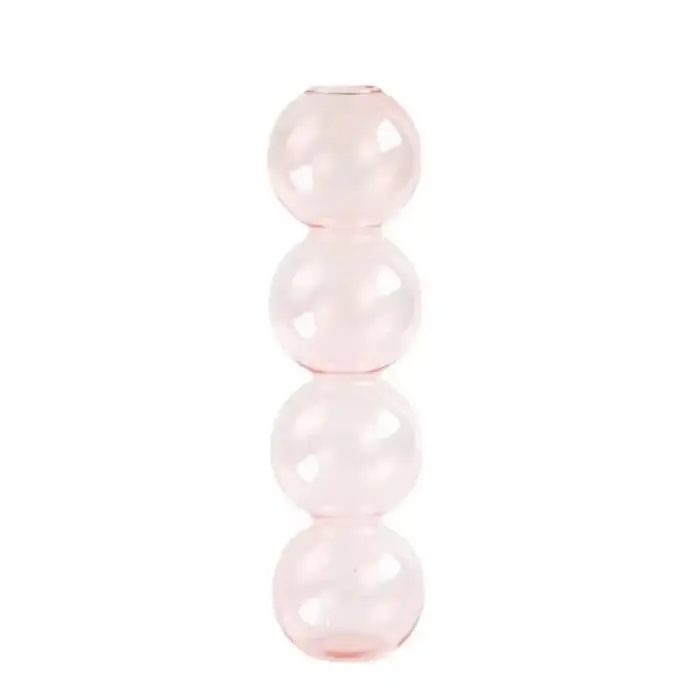 Vase à fleurs hydroponique en verre pour salle à manger