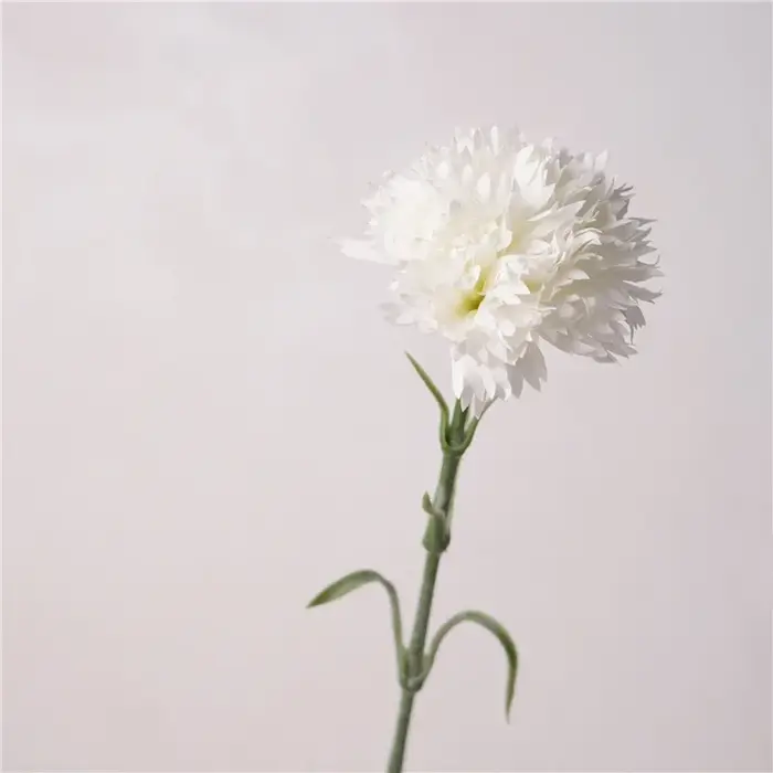 Bouquet de fleurs artificielles hydratantes pour la fête des mères, oeillet haut de gamme, toucher r