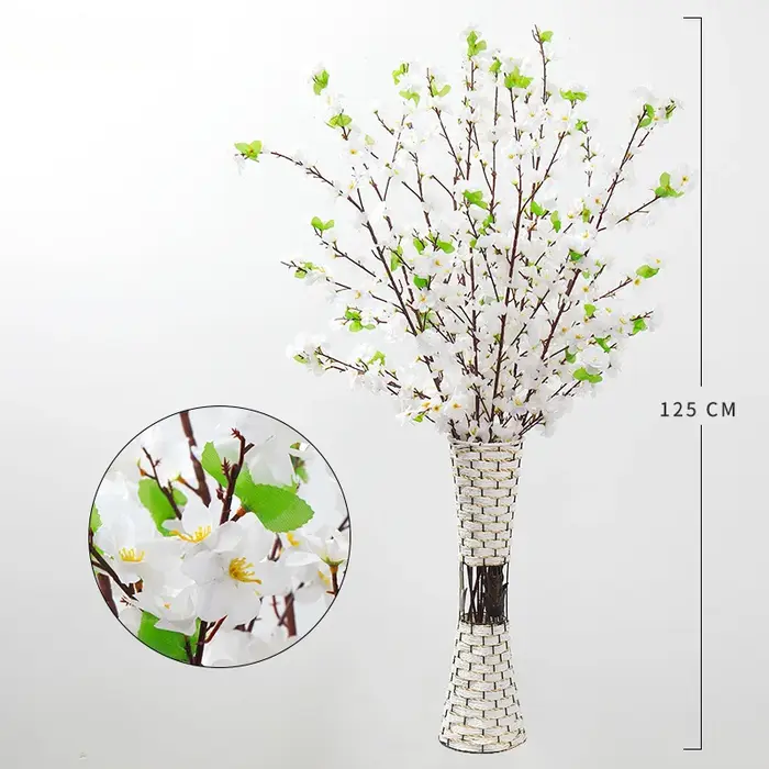Branches de fleurs de cerisier artificielles