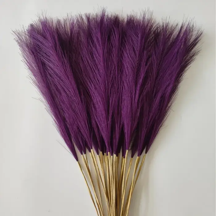 Décor d'herbe de Pampas artificielle