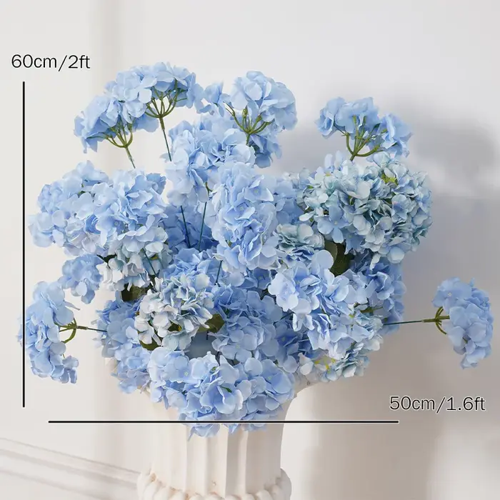 Hortensia rose bleu ciel pour décor floral, pour mariage, arche, chemin de table, centre de table, b