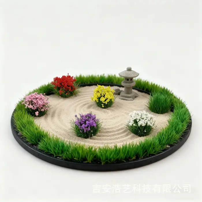 30 pièces/boîte, mini-bouquets de fleurs pour micro-paysage, bouquets de fleurs simulées, ornements pour modèles architecturaux DIY