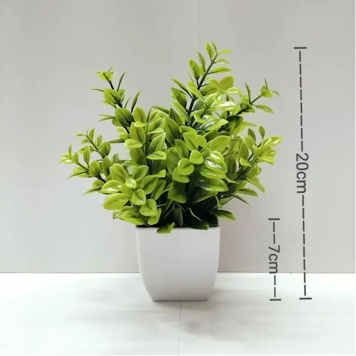 Mini fleurs artificielles en pot, fausses plantes en pot, ornements de table, fleurs artificielles p
