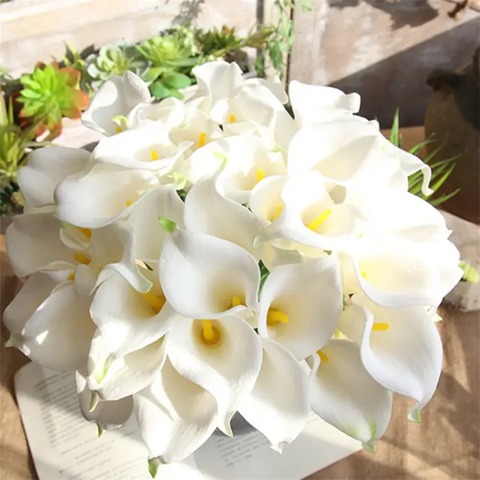 Bouquet de fleurs artificielles en PU