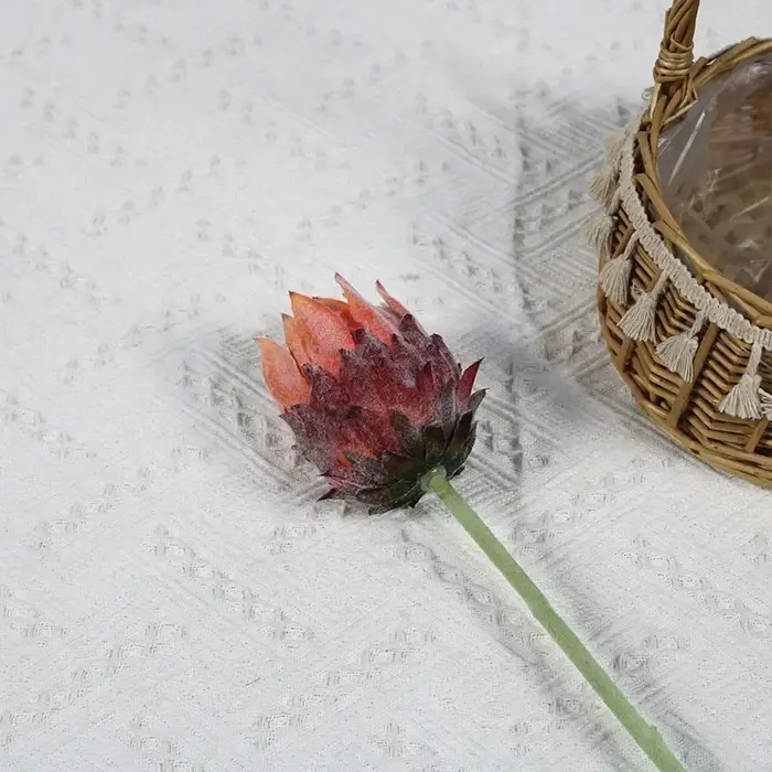 Fleurs artificielles de chardon nordique, fleurs empereur, fleurs pour mariage et fiançailles, fleurs décoratives pour fête et maison, 2 pièces