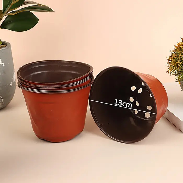 Pot de fleurs en plastique pour plantes succulentes