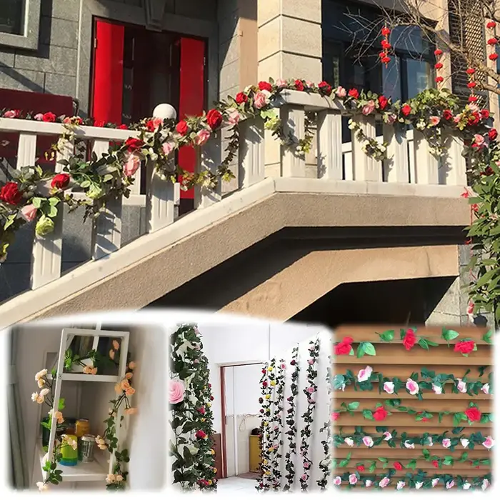 Fleurs de roses artificielles pour mariage
