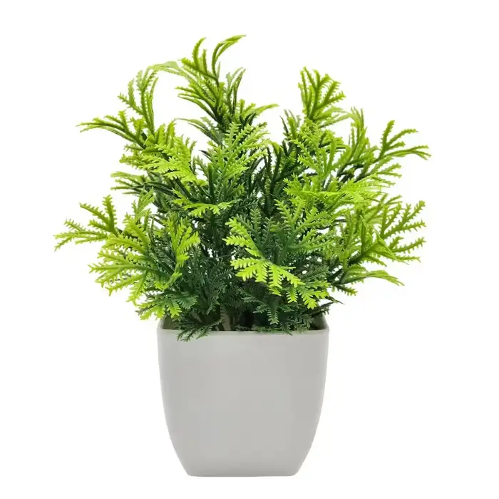 Plantes artificielles avec Pots en plastique