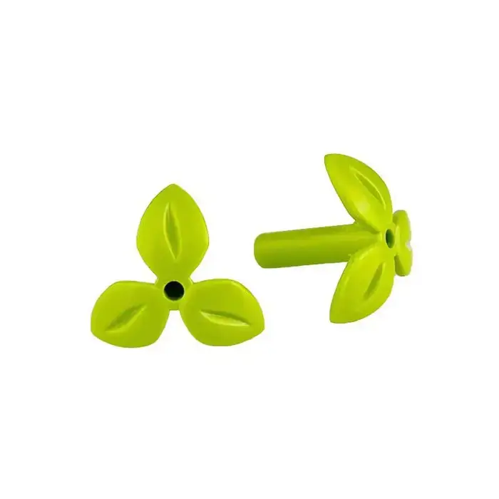 [294Pcs] 【50g】 37695 Assortiment de plantes à tiges en forme de fleur à trois feuilles