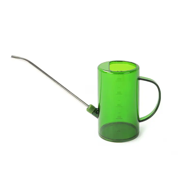 Arrosoir pour plantes d'intérieur 1L/1.5L, transparent, détachable, en acier inoxydable, avec bec lo
