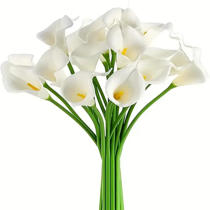 Mini fleur artificielle de calla en PU