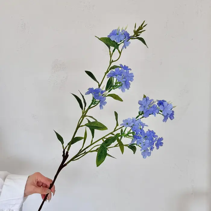 Bouquet de fleurs de lys de neige artificielles de 35 pouces, en fausse soie, pour la maison, le sal