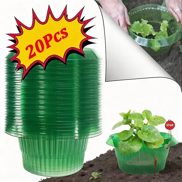 Protège-légumes réutilisables : Colliers anti-limaces et anti-vermicelles pour plantes de jardin