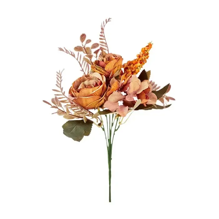 Fleurs artificielles d'automne