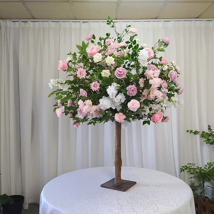 Arbre de roses artificielles