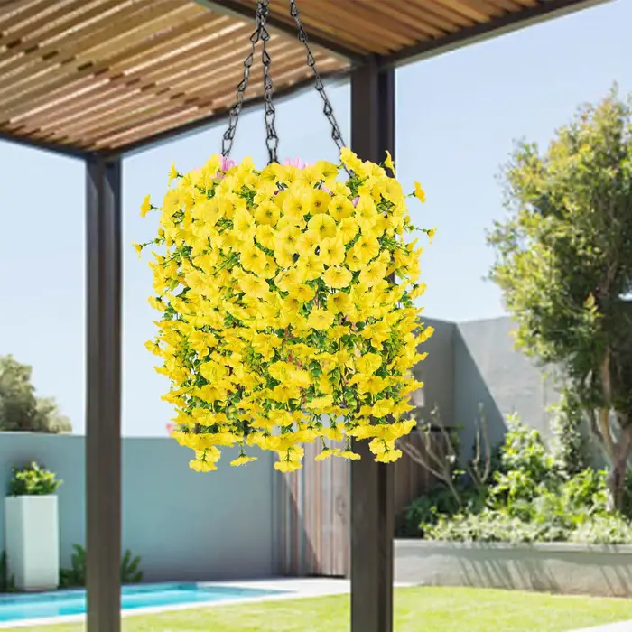 Faux Petunias, fleurs artificielles en soie