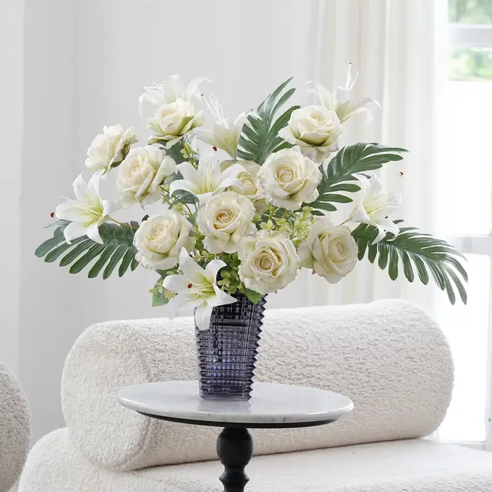 Bouquet de fleurs artificielles en soie X2025