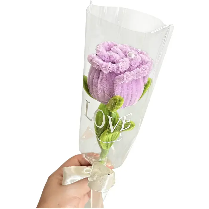 Bouquet de roses délicates en crochet