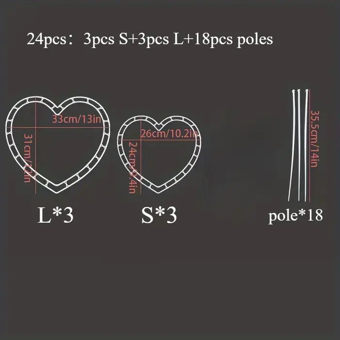 Support pour arrangement floral, vases DIY Love Flower, matériaux d'emballage pour bouquets, accesso