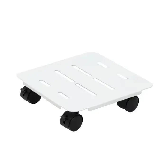 Support de plantes mobile en métal pour plantes d'intérieur et d'extérieur, plateau pour pot de plantes, 360° ° Chariot mobile à roulettes pour plantes lourdes