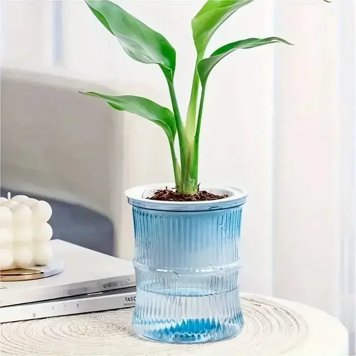 Pot de fleurs auto-arrosage automatique absorbant l'eau